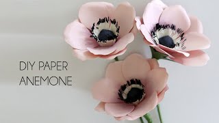 DIY Paper Anemone for Wedding Bouquet (How to make Paper flowers)