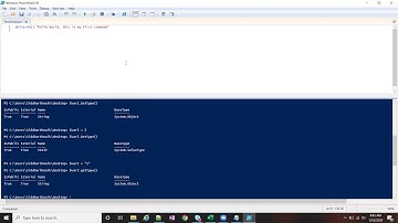 powershell basics tutorial - Part 1
