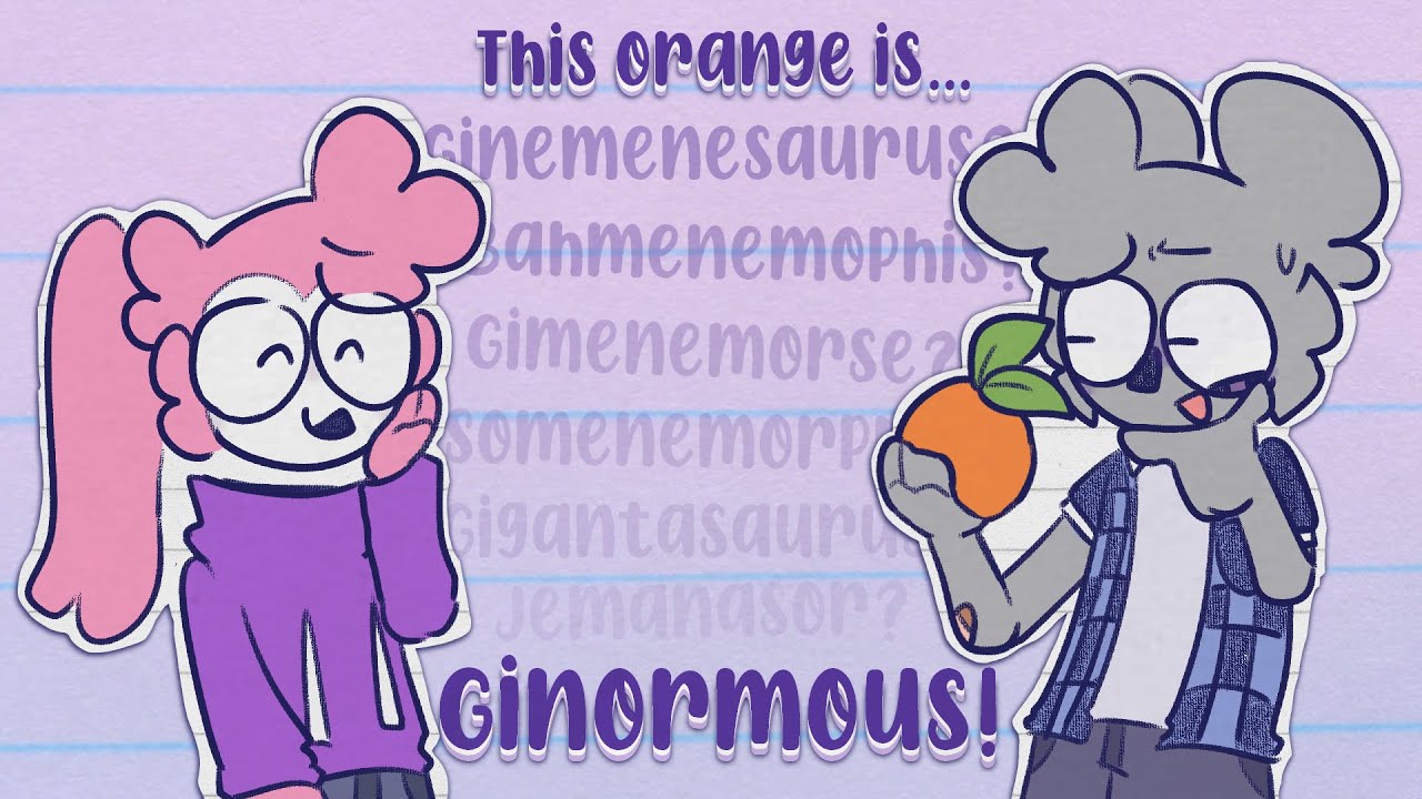 This Orange Is Ginormous Text