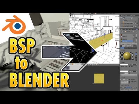 Import BSP file into Blender (CSGO or Garry&rsquo;s Mod level to Blender3D)