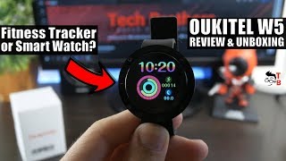 OUKITEL W5 REVIEW: $20 Round Dial Fitness Tracker