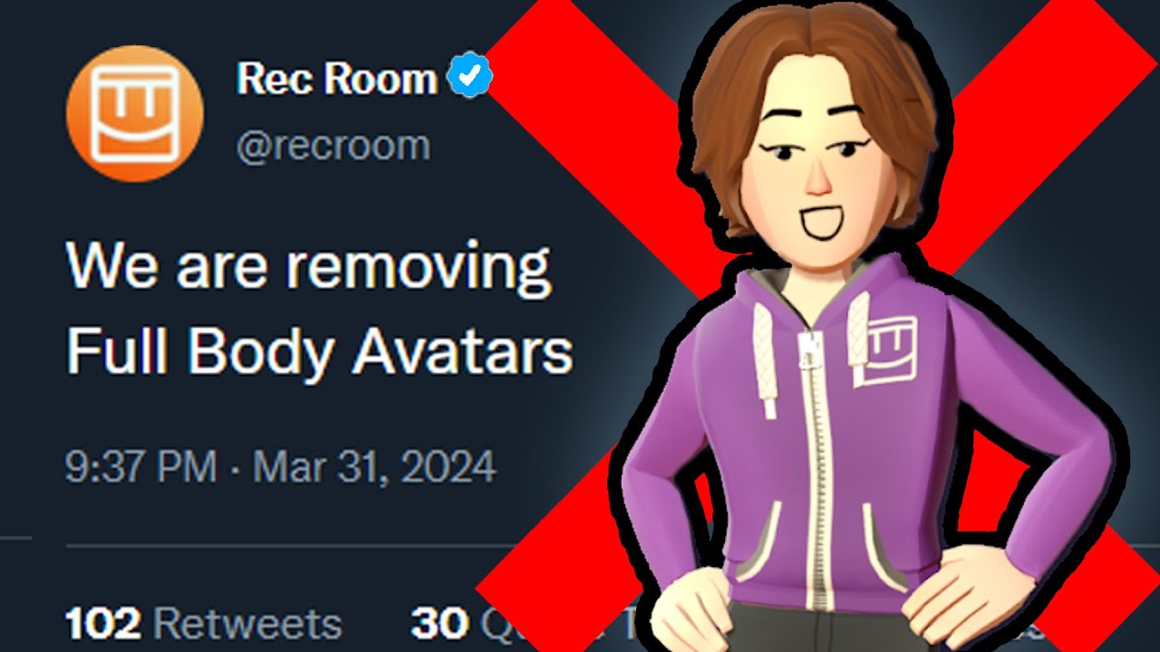Rec Room is REMOVING Full Body Avatars - YouTube