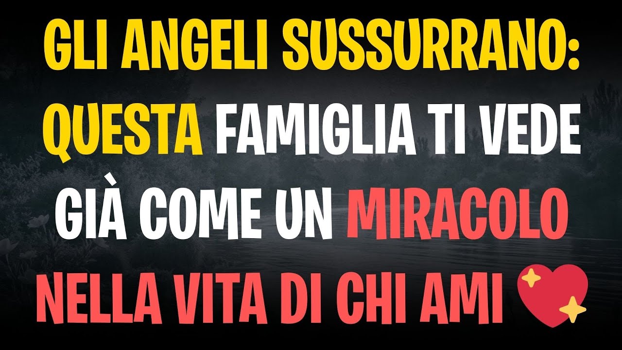 Gli angeli sussurrano: Questa famiglia ti vede già come un miracolo nella vita di chi ami 💖