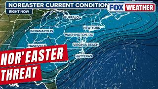 Powerful Nor’easter Targets The East Coast Triggering 60 MPH Wind Gusts And Coastal Flooding