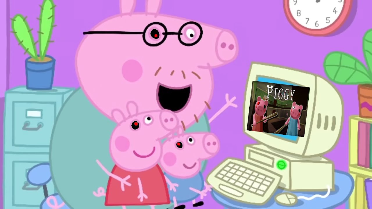 Peppa Pig Plays Piggy Roblox Youtube
