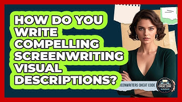 How Do You Write Compelling Screenwriting Visual Descriptions? - Screenwriter