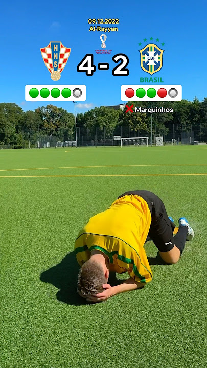Croatia - Brazil Penalty Shootout World Cup 2022 🏆 #worldcup #croatia #brazil #football