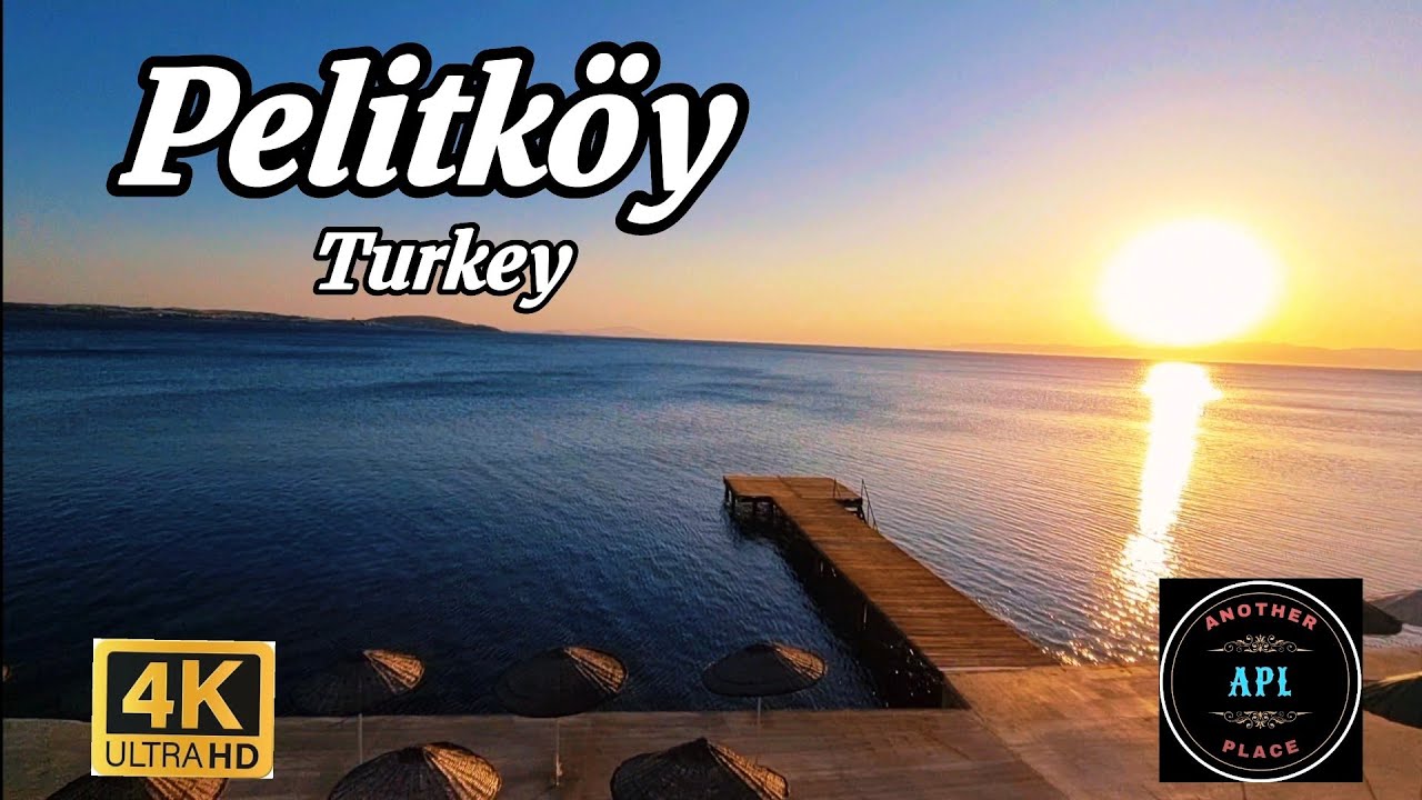 Burhaniye Gömeç Turkey 🇹🇷 |Free  Walking Tour 4k Ultra Hd| June 2023