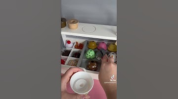 ASMR Ice cream Counter 🍦❤️Roleplay Wooden Toy Tingles to help you #relax & #sleep  #asmr