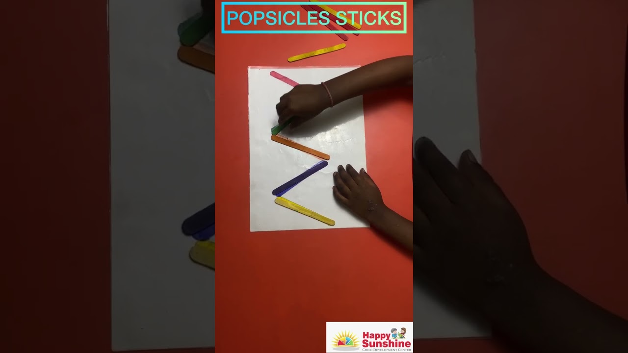POPSICLE STICKS COLOUR PATTERN ACTIVITY| FINE MOTOR DEVELOPMENT| ACTIVITIES FOR AUTISM CHILDREN|