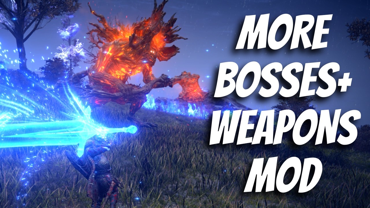 Dark Souls + SOTE Weapons and Bosses Added In This Mod! Elden Ring Nightreign
