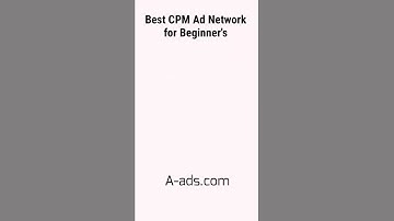 Best Ad Adsense Alternative CPM Ad Network #Shorts