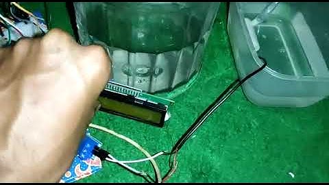 Demonstrasi MONITORING NUTRISI PADA TANAMAN HIDROPONIK BERBASIS INTERNET OF THINGS (IOT)