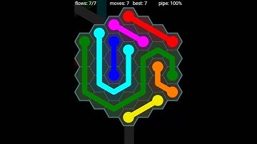 Flow Free Hexes   7x7 Mania   Level 84