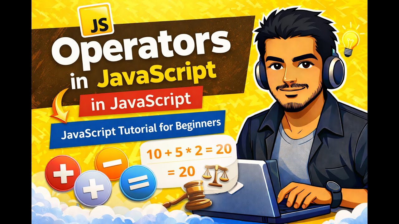 Operators in JavaScript (2026) | JavaScript Tutorial for Beginners ...