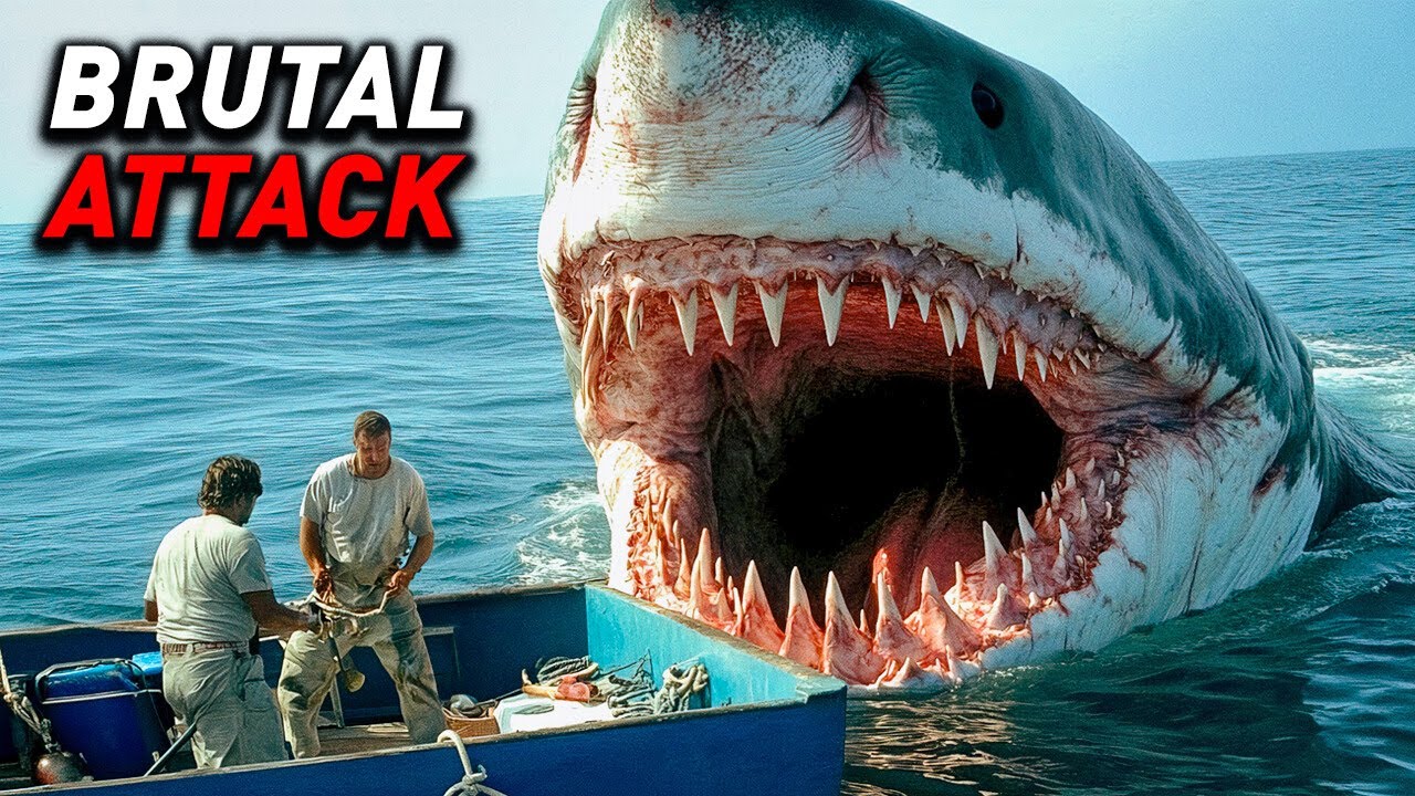 Giant Shark Encounter: Evidence of a Megalodon in the Atlantic? - YouTube