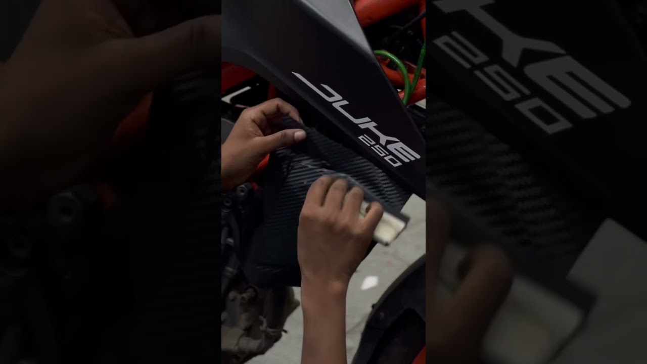 Duke carbonfiber wrap | duke modification | For inquiries : customcolors_insta … 