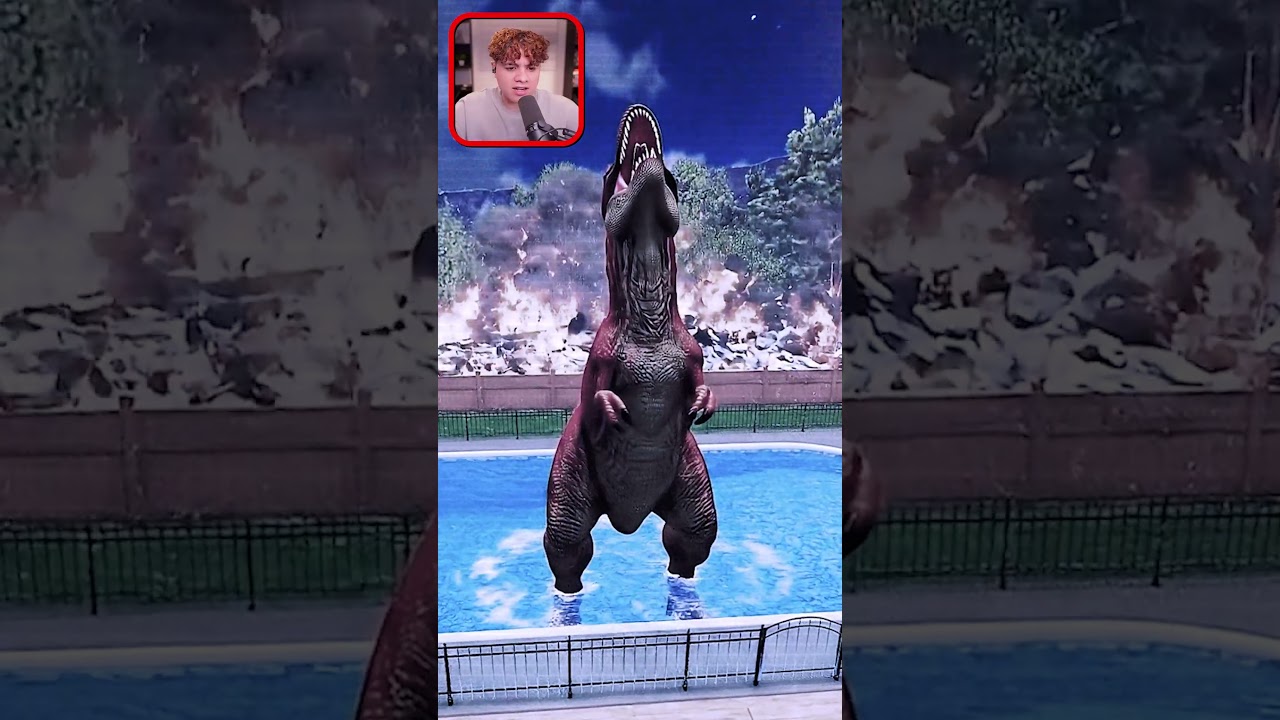 LE LANZAMOS UN METEORITO AL DINOSAURIO EN EL WHO'S YOUR DADDY