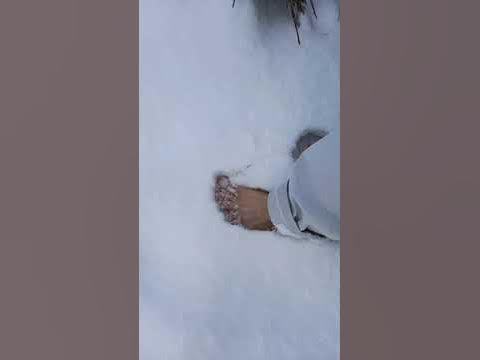 ЙОГА босиком по снегу - YouTube