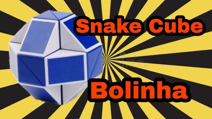 Jogos de Raciocínio Cubo Mágico Snake Cube kit com 6 desafios