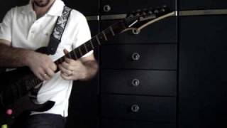 Joe Satriani - WAR  &quot;solo section&quot; cover by Satch79