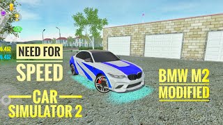 BMW M2 MODIFIED || BMW M2 CAR SIMULATOR 2 || screenshot 2