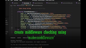 Laravel authentication - Part 5 (Logout, middleware validation)