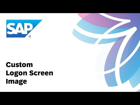 How to change SAP Logon Screen Image