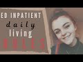 Eating Disorder Inpatient Daily Living Rules