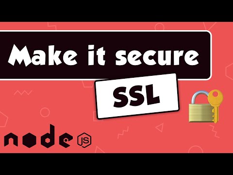 How to generate and use a SSL certificate in NodeJS
