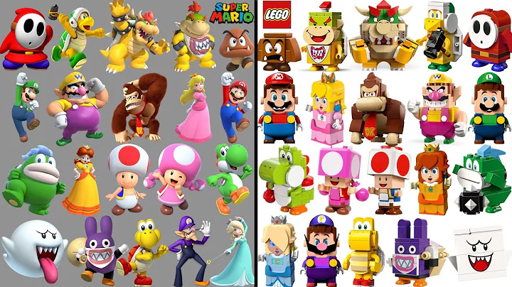 Every Mario Party 10 Character in the Mystery Block vs LEGO