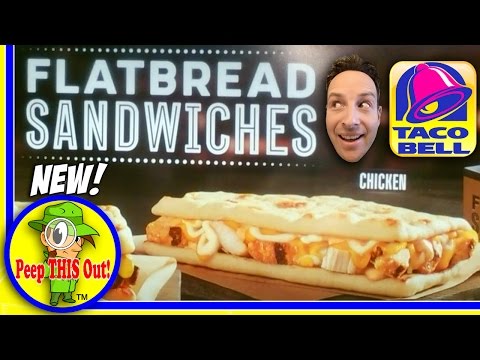 Taco Bell® | Chicken Flatbread Sandwich Review! Peep THIS Out!