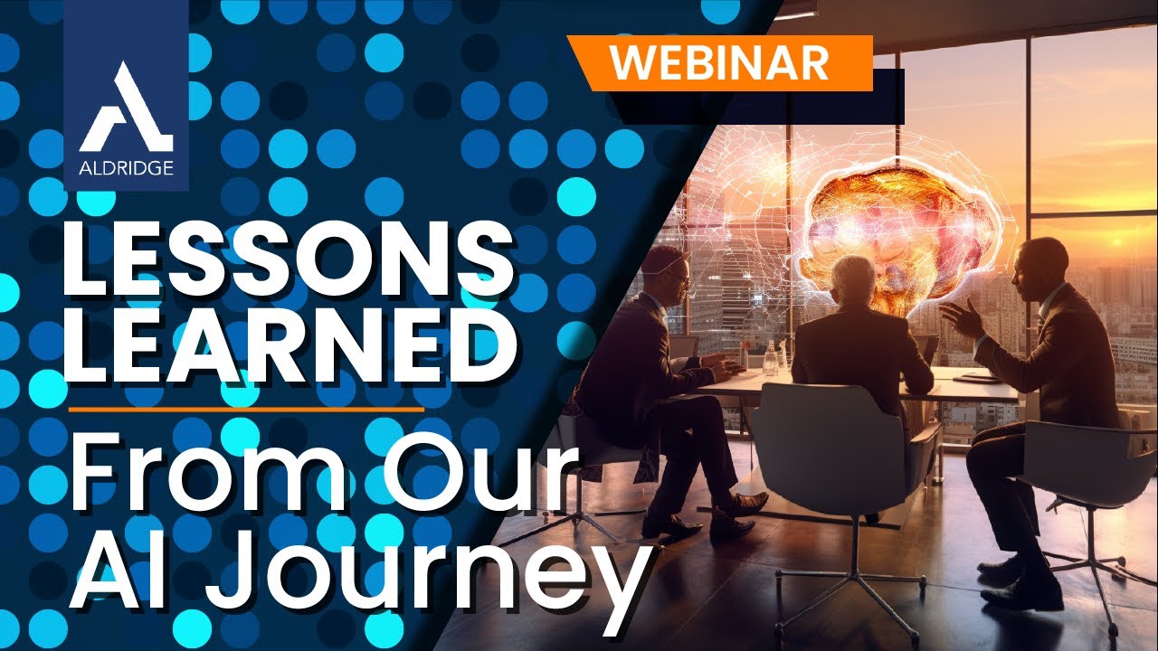 [Webinar] 2024 AI Update | Lessons Learned from Our AI Journey - YouTube