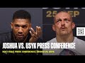 AJ vs. Usyk Post-Fight Press Conference: Joshua Targets Rematch After Losing Heavyweight Belts