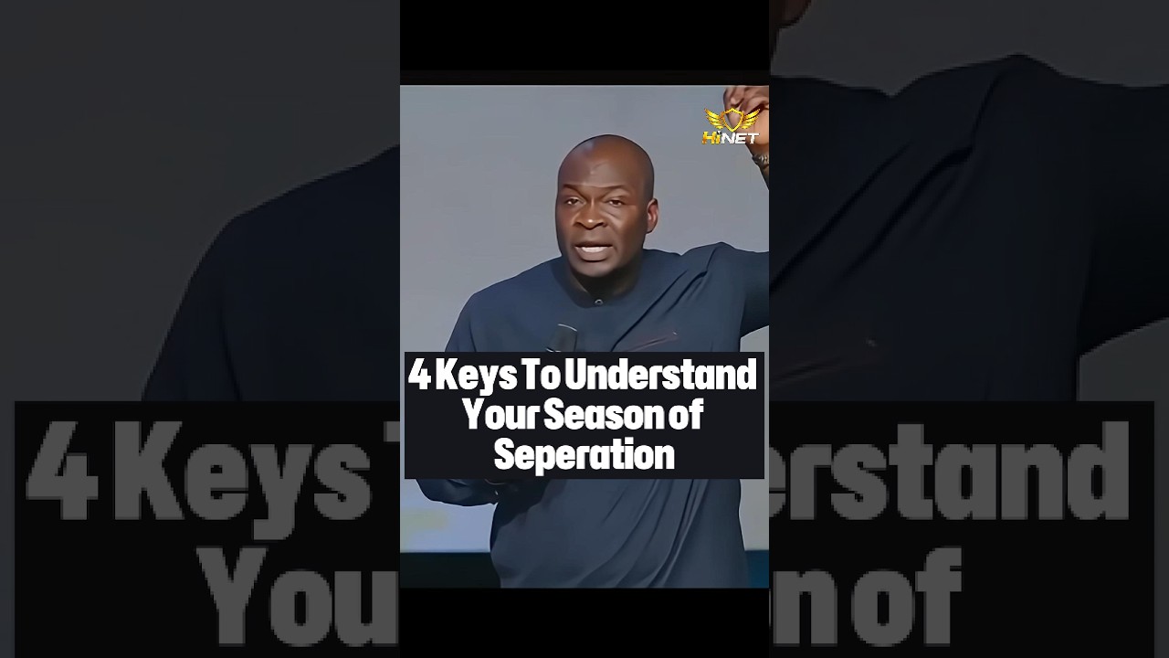 ⁣4 Keys To Understand Your Season of Seperation. #apostlejoshuaselman #koinoniaglobal #motivation