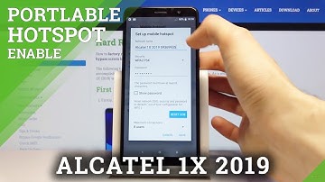 How to Activate Portable Hotspot in ALCATEL 1X 2019 – Create Wi-Fi Spot