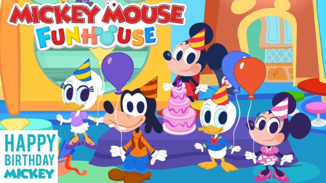 🎁 Mickey Mouse Funhouse: Mickey Mouse Has A Birthday Party At The