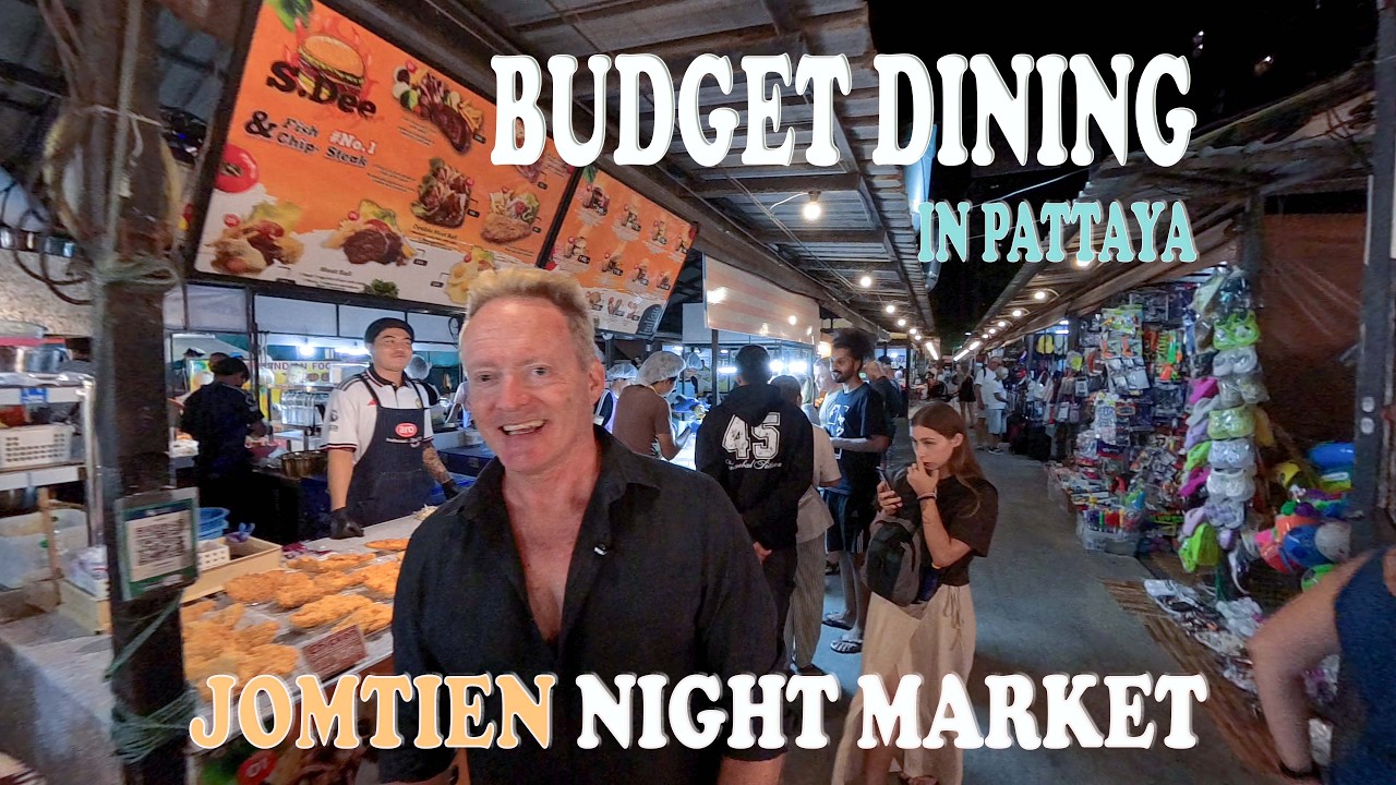 BUDGET EATING in Pattaya | Jomtien Night Markets Food Tour