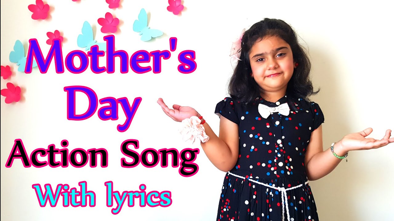 Mother's Day Action Song in English | Poem on Mothers Day|Greeting Song English With Lyrics for kids