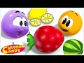 Learn And Play with Colorful Fruits | WonderBalls | Cartoons For Children | Cartoon Candy