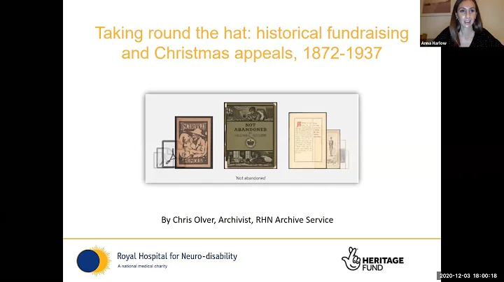 RHN open lecture: Taking round the hat - historical fundraising and Christmas appeals 1872-1937