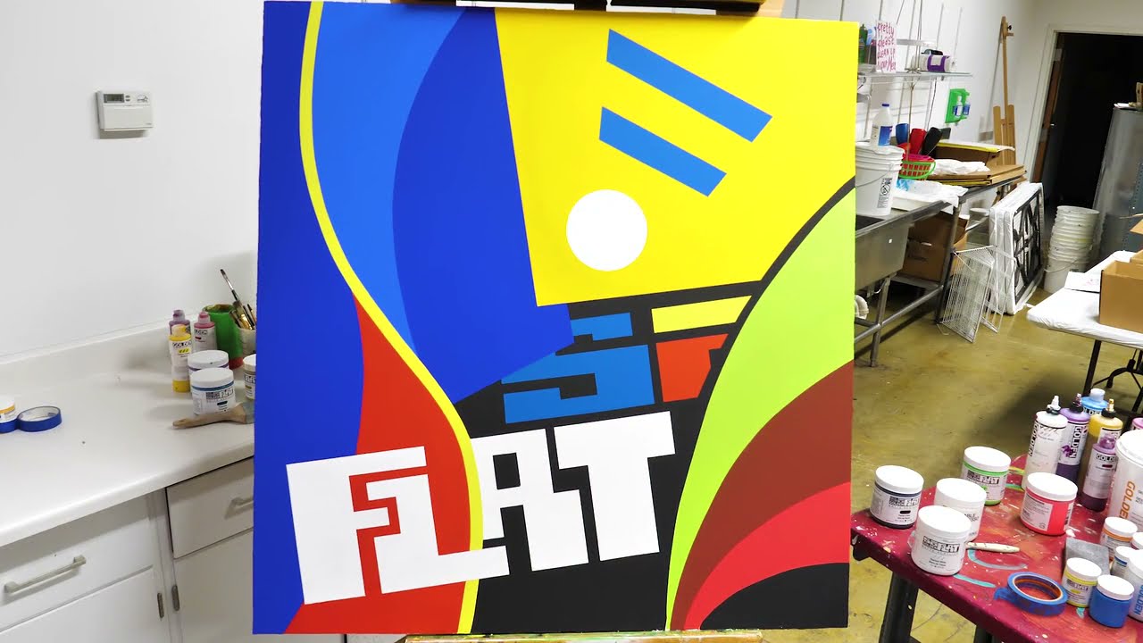 Golden So Flat Matte Acrylic Colours