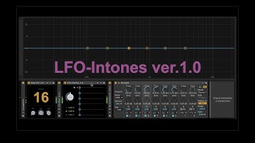 LFO-Intones 1.0 Max for Live Ableton maxmsp