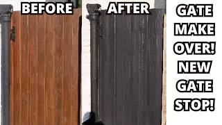 DIY GATE STOP REPLACEMENT