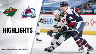 Wild @ Avalanche 3/20/21 | NHL Highlights