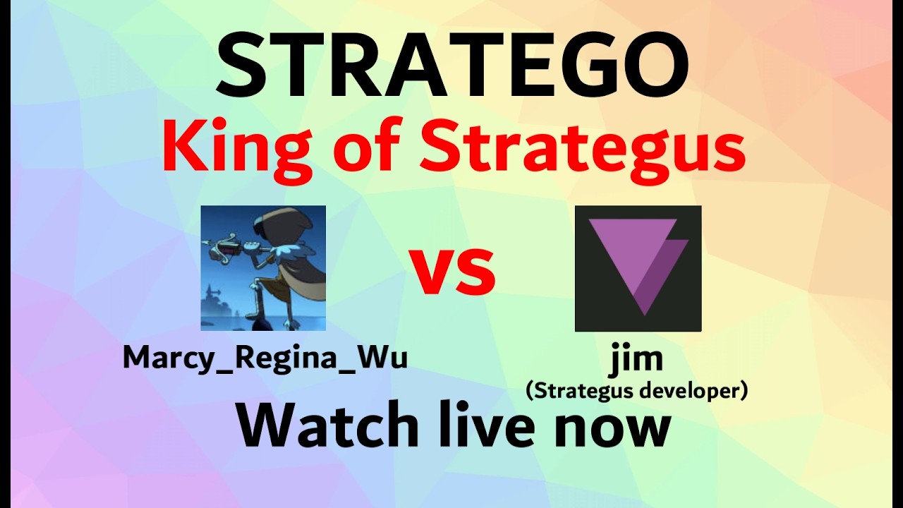 Marcy_Regina_Wu vs jim (Strategus Developer) King of Strategus Match - Stratego Freaks Live Stream