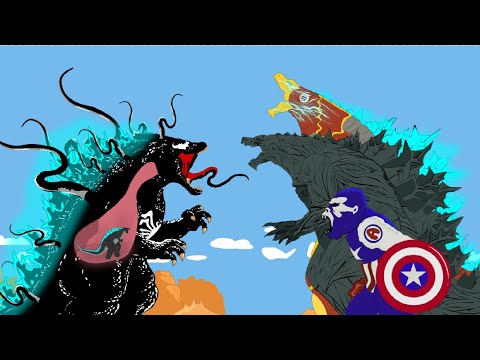 Venom Godzilla Vs Captain Kong Godzilla Earth And Iron Godzilla Earth Full Youtube - god zilla horn monster roblox