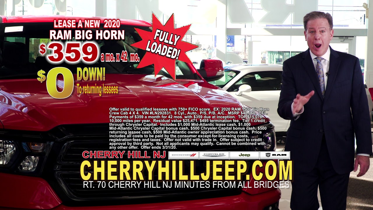 2020 RAM Truck sale lease $359 mo* Sale Cherry Hill RAM Dealer near me 2020 RAMS Buy a New RAM Truck
