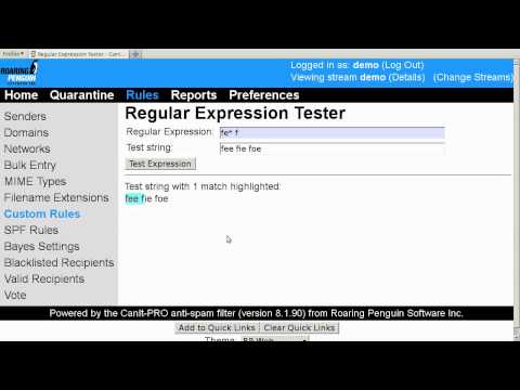 CanIt: Introduction to Regular Expressions