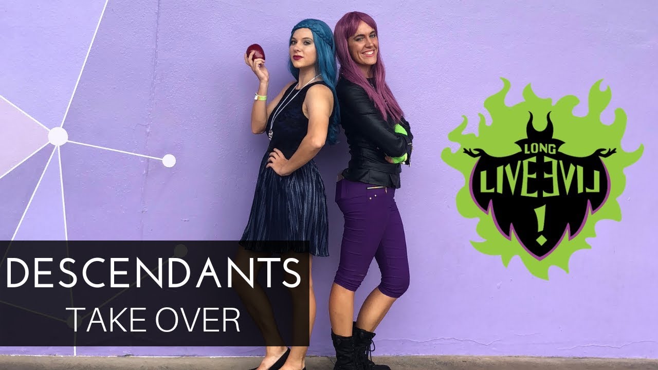 Descendants Cast Take Over Disney World Youtube Descendants Cast Take Over Disney World Youtube